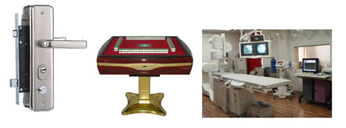 各種自動販賣機器、自動門鎖、停車設(shè)備